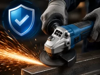 O que é proteção contra retrocesso em uma rebarbadora?